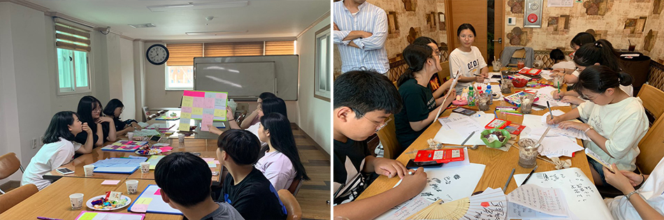 ▲ 참한창작소가 청년들이 인큐베이팅 사업으로 '토요문화학교'를 직접 진행하는 모습