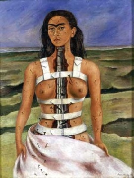 그림(프리다 칼로, 부러진 기둥, 1944, 유채)