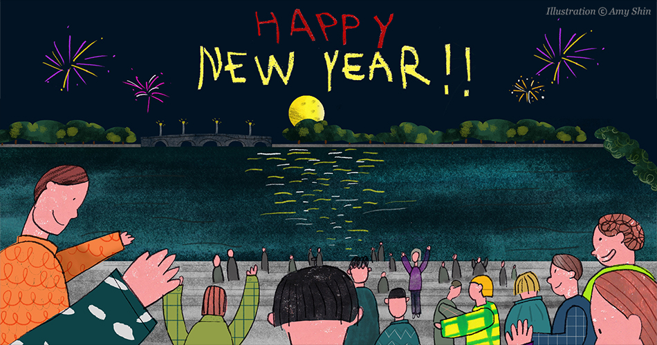 Happy New Year! (Illustration ⓑ Amy Shin)