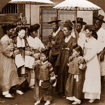 한국의 혼인식, 1899년경