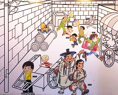 한국의 유명한 만화 캐릭터들