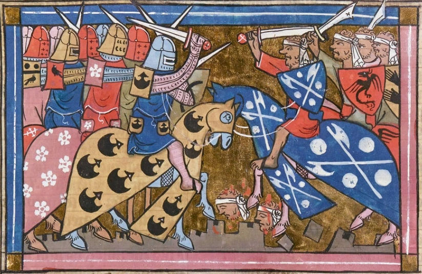 제2차 십자군 전쟁(이미지출처: 위키백과)