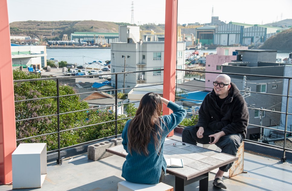 울산남구문화원 담당자와 조성원 인문협업자