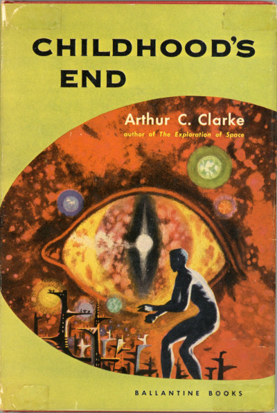 아서 클락의 소설 <유년기의 끝> 표지 / 문구 : CHILDHOOD'S END ARTHUR C. CLARK  