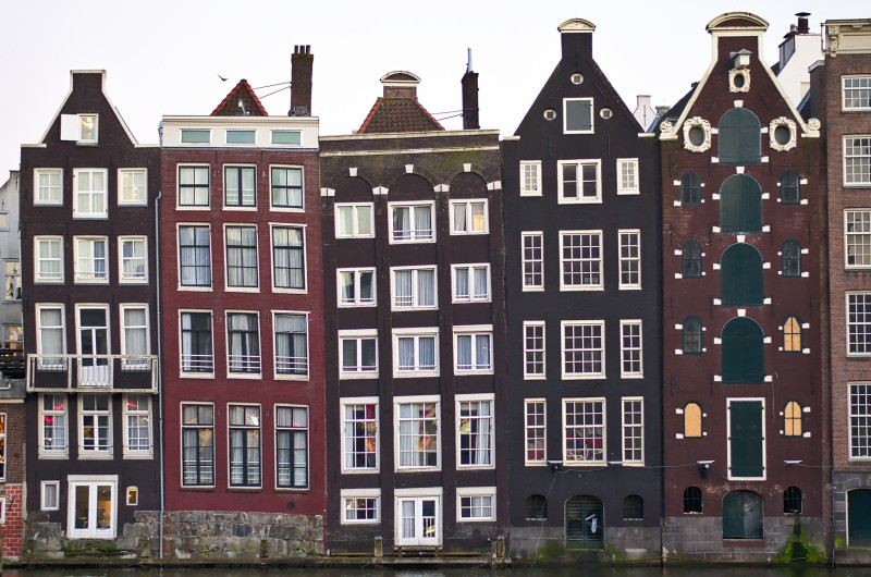 네덜란드의 전통 가옥 
