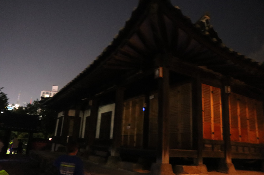 소대헌과 호연재 고택 야경 