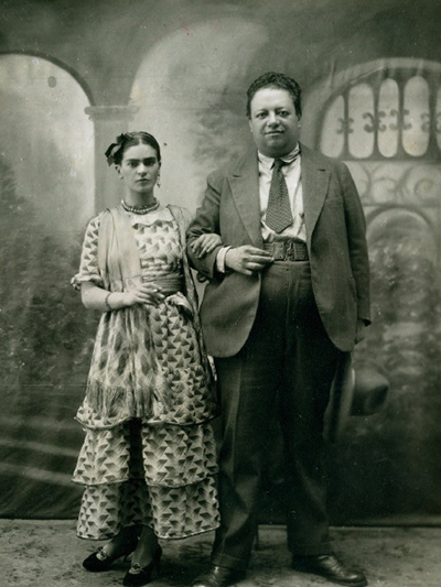 프리다 칼로와 디에고 리베라(1929)