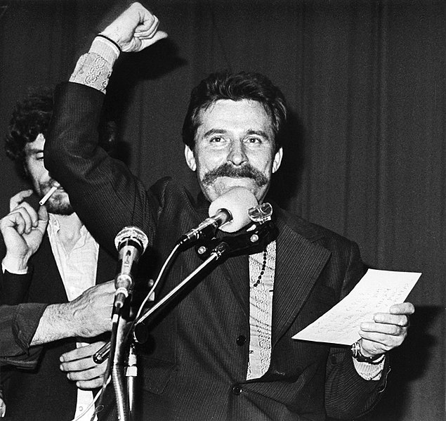 1980년대 폴란드 자유연대노조운동을 이끈 레흐 바웬사(이미지 출처 위키피디아)