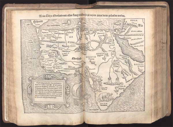 16세기 독일에서 만들어진 아프리카의 지도