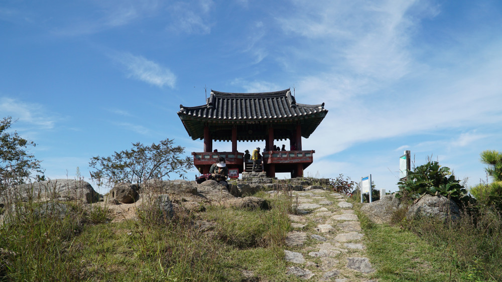 보문산성 전경 
