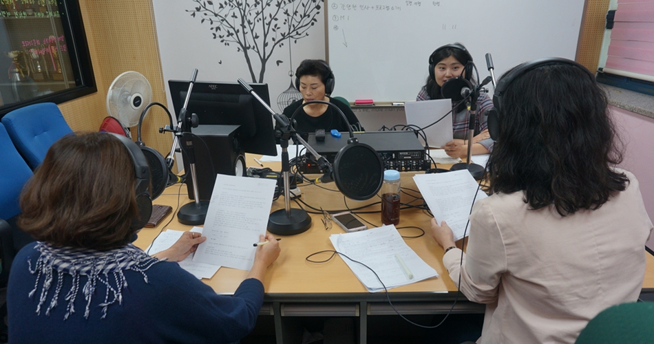 신흥2동의 마을 라디오 방송실. ©이재형