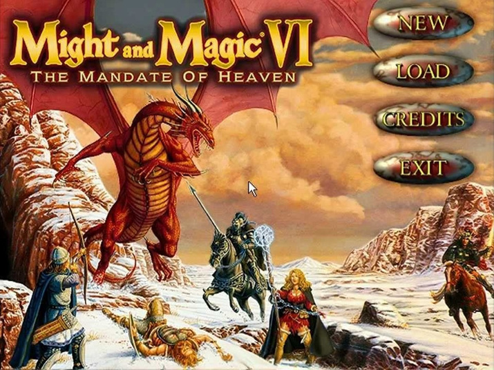 Might and Magic. vi THE MANDATE OF HEAVEN. NEW LOAD CREDITS EXIT