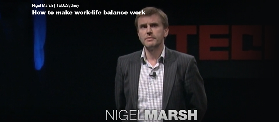 Nigel Marsh | TEDxSydney : How to make work-life balance work 캡처 이미지